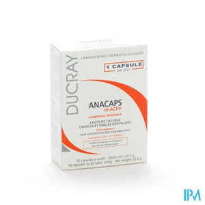 Ducray Anacaps Tri-activ Caps 1x30