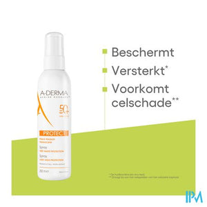 Aderma Protect Spray Spf50+ 200ml