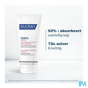 Ducray Sabal Argeal Dag. Sh Talgabsorberende 200ml