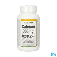 Afbeelding in Gallery-weergave laden, Altisa Calcium 500mg + Vit.d2 + Vit.k2 Pot Tabl 90
