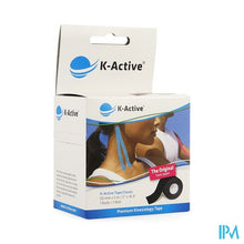 Afbeelding in Gallery-weergave laden, K-Active Tape Black 5,0cmx5m

