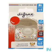 Load image into Gallery viewer, Difrax Fopspeen Natural 0- 6m Cliniclowns
