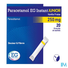 Load image into Gallery viewer, Paracetamol EG Inst.Junior250Mg Van-Aardb.Zakje 20
