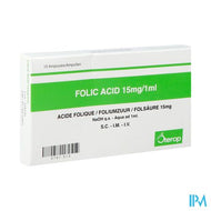 Acide Folique Iv Amp 10 X 15mg/1ml