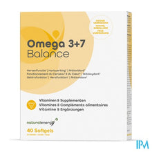 Afbeelding in Gallery-weergave laden, Natural Energy Omega 3+7 Balance Caps 40
