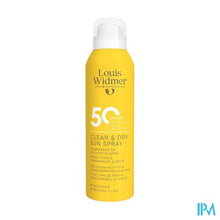 Afbeelding in Gallery-weergave laden, Widmer Clear & Dry Sun Spray 50 Zonder Parfum 200ml
