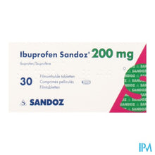 Afbeelding in Gallery-weergave laden, Ibuprofen Sandoz 200mg Filmomh Tabl 30
