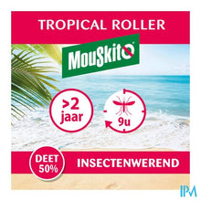 Afbeelding in Gallery-weergave laden, Mouskito Tropical Roller Tropische gebieden 50% DEET 75 ml
