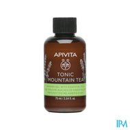Apivita Tonic Mountain Tea Shower Gel Ess Oil 75ml