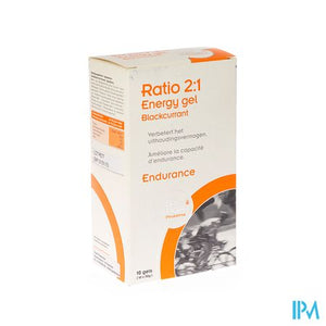 Trisportpharma Ratio 2:1 Energygel Blackcur.10x50g