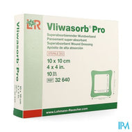 Vliwasorb Pro Verband 10x10cm 10 32640
