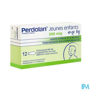 Perdolan Supp Kleut Jeun Enf 12x200mg