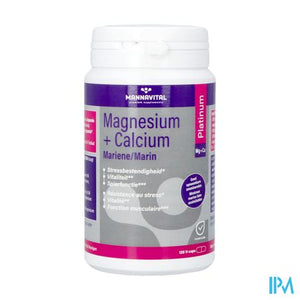 Mannavital Magnesium + Calcium Mariene V-caps 120