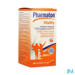 Pharmaton Vitality Capsules Nf Caps 30