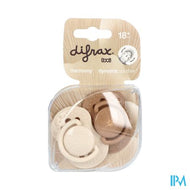 Difrax Fopspeen Dynam.harmon.creme&l.brown 18m+ 2