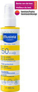 Mustela Zon Melk Heel Hoge Bescherming Ip50 200ml