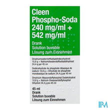 Afbeelding in Gallery-weergave laden, Cleen Phospho-soda 11g/24g Drinkbare Opl Fl 45ml
