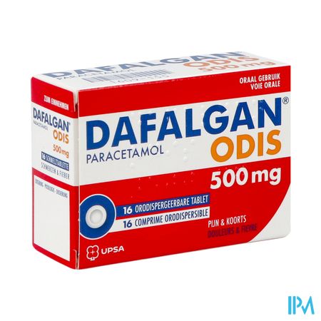 Dafalgan 500mg Odis Tabl 16