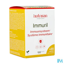 Charger l'image dans la galerie, Immuril V-caps 100 + 20 Gratis Nutrisan
