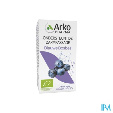 Arkocaps Blauwe Bosbesvrucht Bio Caps 40 Nf