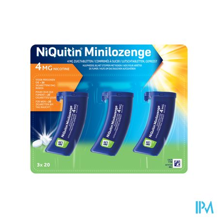 Niquitin 4,0mg Minilozenge Nf Zuigtabl 60