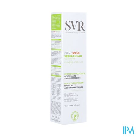 Svr Sebiaclear Creme Spf50 40ml