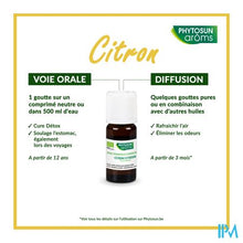 Afbeelding in Gallery-weergave laden, Phytosun Citroen Fr-bio-01 10ml
