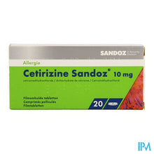 Charger l'image dans la galerie, Cetirizine Sandoz Comp 20 X 10mg
