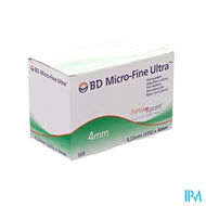 Bd Microfine Ultra Pennaald 4mm 32g Thinwall 100