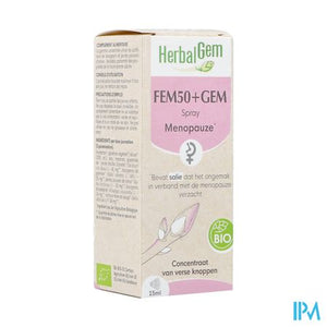 Herbalgem Fem50+ Gem Spray Bio 15ml