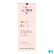 Load image into Gallery viewer, Widmer Purederm Zuiverende Tonic Zonder Alcohol 200ml
