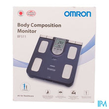 Afbeelding in Gallery-weergave laden, Omron Bf511b Blauw Lichaamscompositiemeter <150kg

