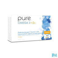 Pure Omega 3 + D3 Softgels 30