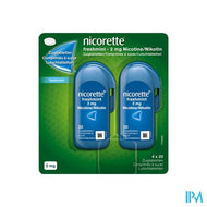 Nicorette Freshmint 2mg Zuigtabl Z/suiker 80 Nf