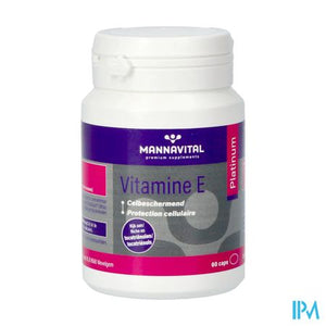 Mannavital Vitamine E Caps 60