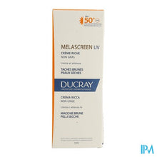 Afbeelding in Gallery-weergave laden, Ducray Melascreen Uv Rijke Creme 40ml
