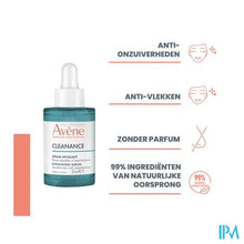 Afbeelding in Gallery-weergave laden, Avene Cleanance A.h.a Exfolierend Serum 30ml
