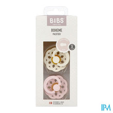 Afbeelding in Gallery-weergave laden, Bibs 2 Fopspeen Boheme Duo Ivory&blossom
