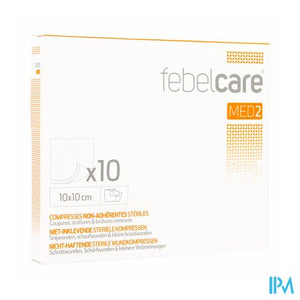 Febelcare Med2 Komp.n/inkl. Ster. 10,0x10,0cm 10x1