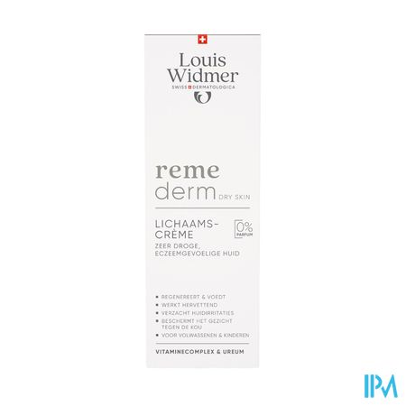 Widmer Remederm Lichaamscreme Zonder Parfum* 200ml