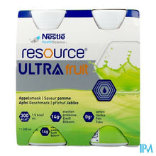 Load image into Gallery viewer, Resource Ultra Fruit Appelsmaak 4x200ml
