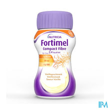Load image into Gallery viewer, Fortimel Compact Fiber 2.4kcal Vanille 4x125ml
