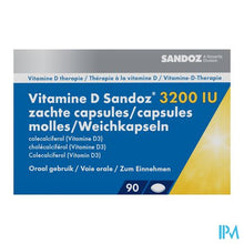Charger l'image dans la galerie, Vitamine D Sandoz 3200iu Caps Zacht 90

