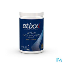 Load image into Gallery viewer, Etixx Vegan High Prot.shake Vanil.caramel Pdr 875g
