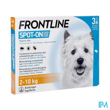 Load image into Gallery viewer, Frontline Spot On Chien 2-10kg Pipet 3x0,67ml
