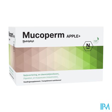 Mucoperm Apple+ 60 ZAKJES 240G