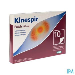 Kinespir Patch 140mg Pleisters 10