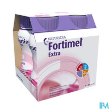 Afbeelding in Gallery-weergave laden, Fortimel Extra Aardbei Flesjes 4x200ml
