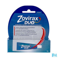 Zovirax Duo 50mg/g&10mg/g Pi Pharma Creme 2g Pip