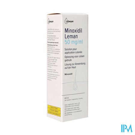 Minoxidil Leman 50mg/ml Opl Cutaan Gebruik 60ml